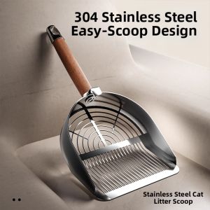 XINGKU | Stainless Steel Large Cat Litter Scoop Fine Mesh