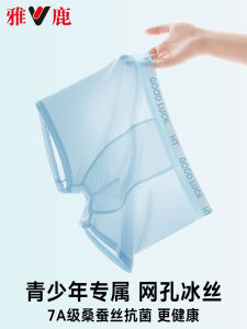 Ice Silk Boys Underwear: Comfort & Style for Large Size Middle & High School Students