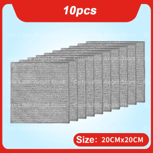 10PCS Set Non-Scratch Steel Wool Dishcloth Multi Purpose Wire Dishwashing Rags Kitchen Towels Cleaning Supplies Tools