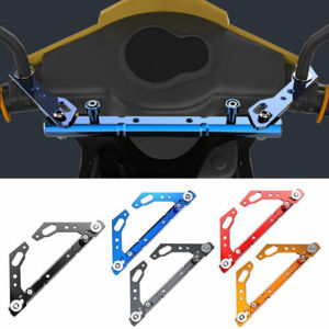 Motorcycle Bike Handlebar Cross Bar Steering Wheel Extension Bar Balance Bar Motorcycle Mirror Seat Multifunctional Red