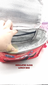 Insulated Sling Lunch Bag - Leakproof Cooler Bag for Work & School Cars My Melody Kuromi Cinnamoroll