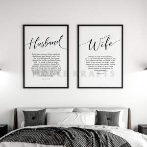 Modern-minimalist Wall Frame - Husband and Wife / Marriage Wall Frames