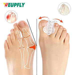 1Pair Bunion Corrector & Toe Separator - Adjustable Big Toe Spacers for Overlapping Toes Hallux Valgus Relief