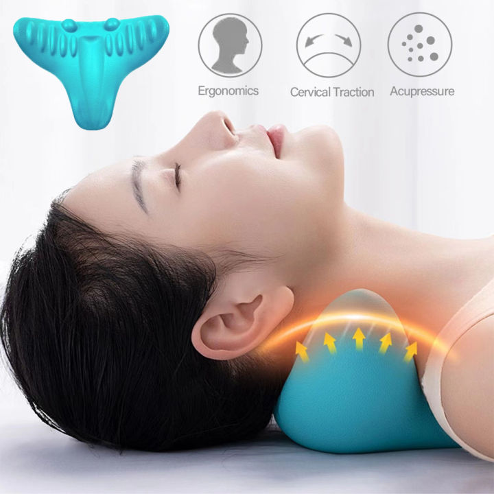 Cervical neck pillow for travelling neck massage pillow cervical puff