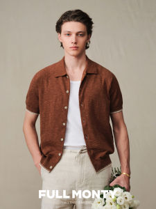 Raglan Sleeve Contrast Short Sleeve Polo Shirt