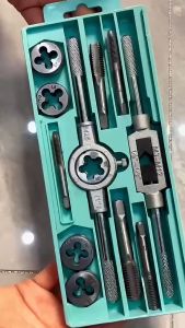 ต๊าปเกลียว ชุดต๊าปเกลียว แบบ 122040 ชิ้น สำหรับทำรู เกลียวนอก เกรียวใน