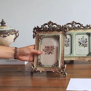 Bingkai Foto Frame Foto Vintage Baroque Classical Picture Frame Photo Resin
