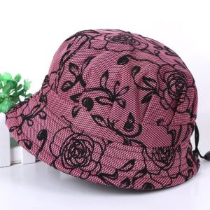 Womens Thin Fisherman Hat Suitable for Elderly Middle-Aged And Elderly People Spring Autumn Moms Bucket Hat Grandmas Hat