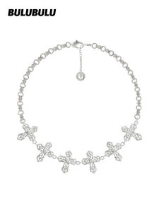 BULUBULU | Original Design Hollow Lace Cross Necklace