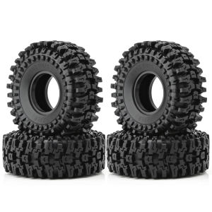 RS | 1.9 Crawler Tires(4PCS) Compatible with FCX10 Axial SCX10 Pro SCX10 UTB18 TRX4 Redcat Gen8 7VS4-10 1/10 RC Crawler Tires