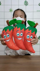 GẤU BÔNG TRÁI ỚT CAY CÁ CHÉP MÌ GÓI HẢO HẢO BÁNH MÌ CÀ RỐT BÌNH SỮA TRÁI CÂY ĐỦ LOẠI DỄ THƯƠNG