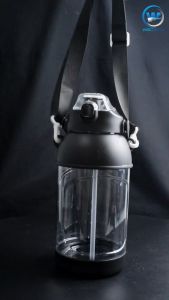 Botol Minum Piknik Traveling Jumbo 2500 ML Botol Bening Desain Simpel Keren Kekinian YML-016