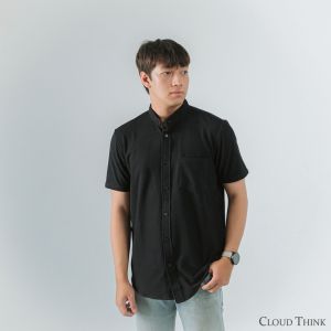 Kemeja Pria tangan pendek model Changi | Brand Cloud Think | Best Quality | Bahan Cotton Pique Premium