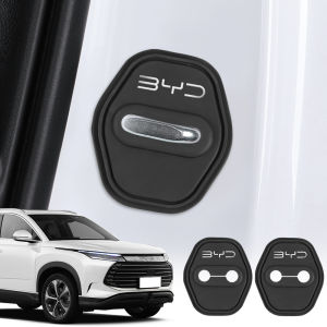 Bộ 4 Miếng Dán Bảo Vệ Khóa Cửa Xe Hơi Bằng Silicon Cao Su Dành Cho BYD Han EV Tang DM Qin Song Seal U Sealion Tương Thích Với 7I3 M6 G5 T3 F3 S6 S7 E5 G3