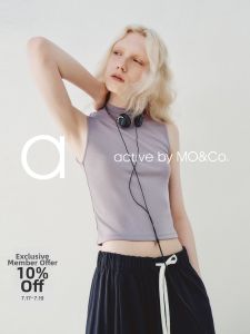 MO&Co. | Active Series Sand Washed Modal Blend Short Vest