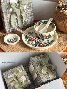 Aesthetic Ceramic Tableware 6-piece Set