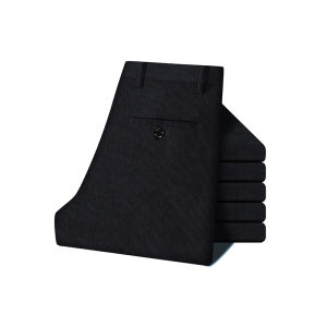 2026 New Spring and Autumn Corduroy Pants Men Business Fashion Slim Fit Stretch Gray Khaki Fluff Casual Trousers Male