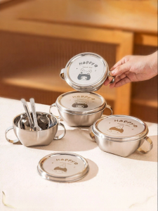 MODERN SWEETHOME | Stainless Steel Child Bowls Lid 202