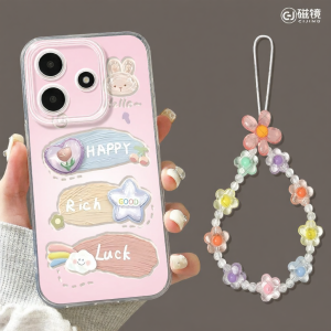 CIJING | Ốp Lưng Điện Thoại Chống Sốc Trong Suốt Hình Cartoon