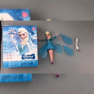 Potdemiel | Rotating Luminous Princess Helicopter Doll Dancing Airplane Gesture Induction Luminous Flying Toy Christmas Gift Holiday Gift