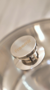 freemir Panci Sup 304 Stainless Steel 26cm - Double Bottom Induksi 3 Lapis dengan Tutup Kaca 0 Coating