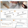 Đèn LED Thông Minh Dưới Tủ Có Cảm Biến Chuyển Động DC 12V Đèn Ngủ Cho Tủ Quần Áo Nhà Bếp Phòng Ngủ Tủ Quần Áo 30/40/50Cm Tùy Chọn. 