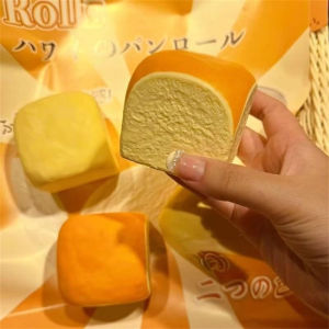 Hawaiian Bread Squeeze Toy Slow Rising Taba Squishy Stress Balls Soft Calming Squishes Fidget Toys for ADHD Party Favor Gift