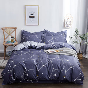 Bộ Chăn Ga Gối 4 Món Cotton In Mới