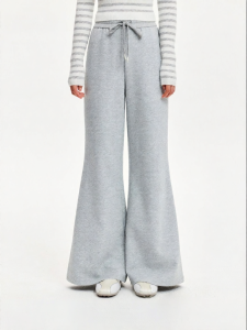 Korean Style Comfort Knit Straight Trousers