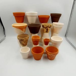 Chậu đất nung chậu sen đá xương rồng - Ly gờ 74 miệng chậu từ 3.5cm đến 9cm