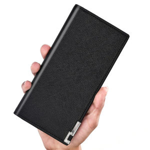 Mens long wallet youth business multi-slot snap wallet large capacity business card US dollar storage
