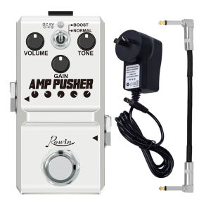 IRIN | ROWIN LN-323 AMP PUSHER Pedal Guitar Overdrive Effect Pedal Ture Bypass Mini Pedal Full Metal Case Electric Guitar Parts
