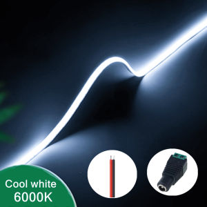 DC12V 3mm Ultra Thin High Density Colorful COB LED Strip 400LEDs/M Dimmable 3000K 4000K 6000K Flexible Light For DIY Home Decor