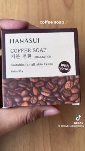 Hanasui Coffee Soap 60gr Bpom Sabun Kopi Dengan Scrubb Mampu Mencerahkan Mengangkat Sel Kulit Mati