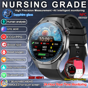 2025 New For ECG+PPG Smart Watch Men Blood Pressure Lipids Uric Acid HD Bluetooth Call Health Sports Smart Watches Woman
