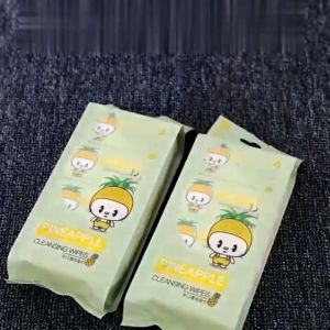 [ 1 Pack Isi 8 Pcs ] FANROU Baby Wet Wipes Tissue / Tisu Basah Bayi Tanpa Pewangi dan Alkohol (WARNA RANDOM)-XT