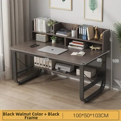 SHANNAIER | Study Desk with Drawer and Shelf for Students Home Use