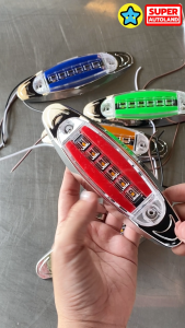 ไฟประดับ รุ่น Rider มาพร้อมไฟวิ่ง LED 12-24v รองรับการใช้งานทั้งรถเล็กและรถใหญ่ รถสไลด์ก็ติดได้ ขนาด 17 ซม ติดได้รอบคัน