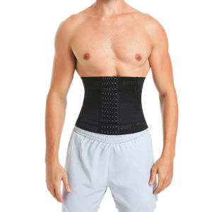 Neoprene เอวเทรนเนอร์เข็มขัดการบีบอัด Body S Haper ผู้ชายเข็มขัดลดน้ำหนัก T Rimmer ซาวน่าเหงื่อรัดตัว