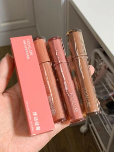 Velvet Matte Lip Glaze Focallure Butterfly Soft Heart Powder PK01 Womens Lipstick White Enhancing Non-Stick Cup Vintage Style