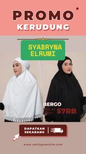 Bergo Umroh dan Haji Bahan Katun Premium Hijab Instan Pengajian