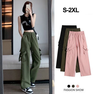 Size 23-42 Waist 4 Pocket High waist Cargopants for Women