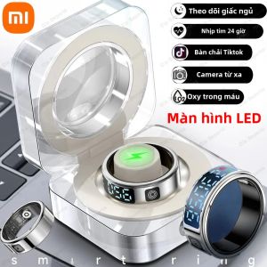 Xiaomi Smart Ring 2025 Màn Hình LED Theo Dõi Nhịp Tim & Oxy Trong Máu Chế Độ Đa Thể Thao IP68 5ATM Chống Nước Cho Nam Và Nữ