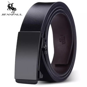 JIFANPAUL | Automatic Buckle Leather Belt for Young Fashionable Men