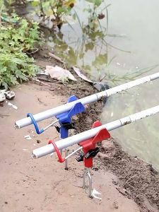 chống cần câu cá đa năng gác cần câu chống cần câu xoay 360