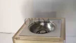 OKDA Bathroom Floor Drain Stainless Steel Backflow Preventer With Trap Anti Odor Floor Drain Cover