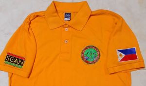 SCAN First Responder Uniform Polo Shirt (Embroidery Patches)burda po mga logo