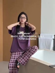 BEIYAN | Cotton Summer Casual Ladies Pajama Set