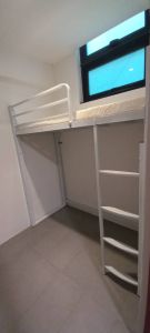 Loft bed +mattress set customize singapore/helper room bed/unity/bomb shelter/smaller room