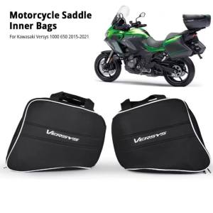 For Kawasaki Versys 1000 650 2015-2021 For KAWASAKI Ninja 1000 H2 / Versys 650 1000 Motorcycle Saddle Inner Bags luggage bags